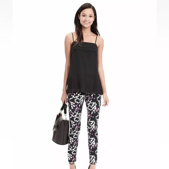 Banana Republic Women’s Pleated Chiffon Cami Black Size XS - Picture 3 of 10